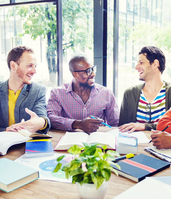 Group of professionals having a metting